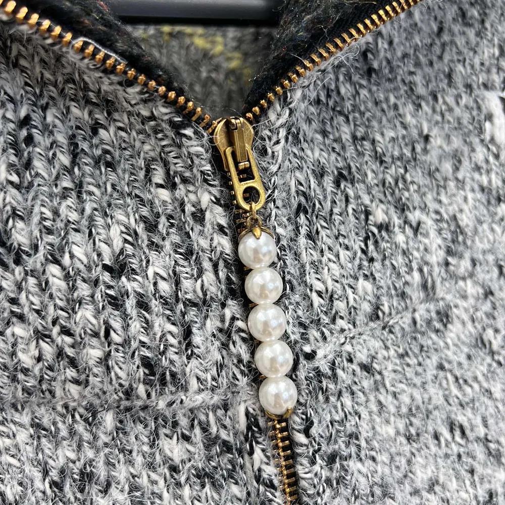 Louis Vuitton Women Zippered Knitted Blouson 1AIMD0