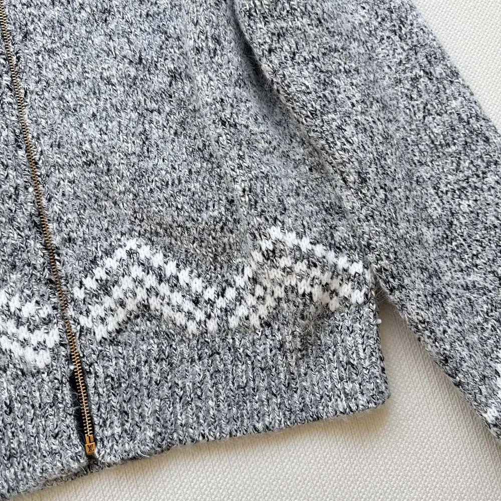 Louis Vuitton Women Zippered Knitted Blouson 1AIMD0
