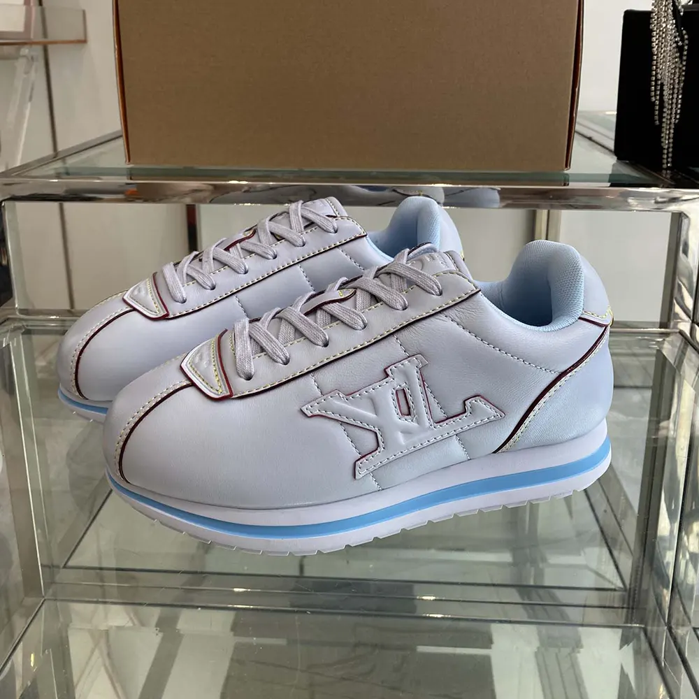 Louis Vuitton Unisex LV BUTTERSOFT Sneaker-Light Blue 1AIKGJ