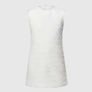 Louis Vuitton Women Monogram Fil Coupé Denim Dress 1AHHXI