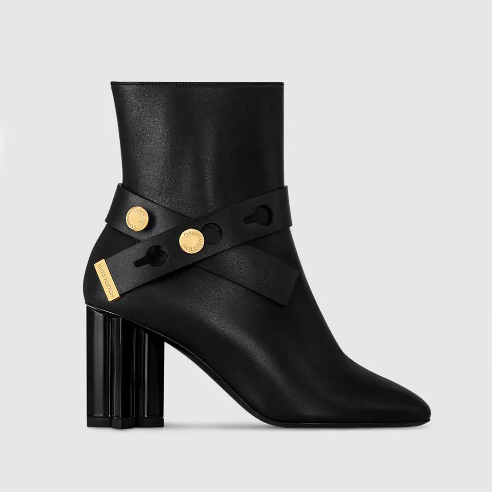Louis Vuitton Women Silhouette Ankle Boot-Black 1ADAQZ