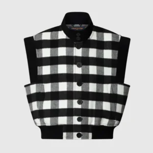 Louis Vuitton Women Sleeveless Check Bomber Jacket 1AIPTD