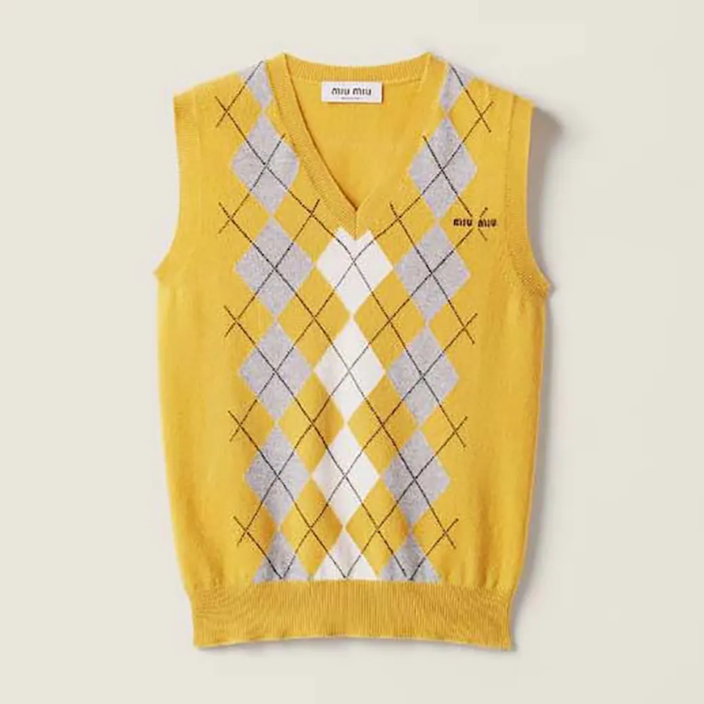 Miu Miu Women Cashmere Vest MMV296174BF0010