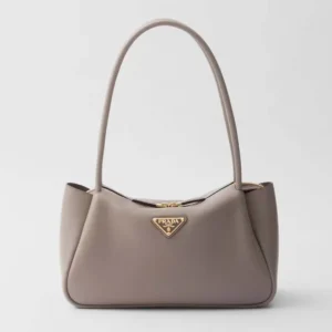 Prada Women Prada Darling Medium Leather Shoulder Bag-Gray 1BA4442CYS