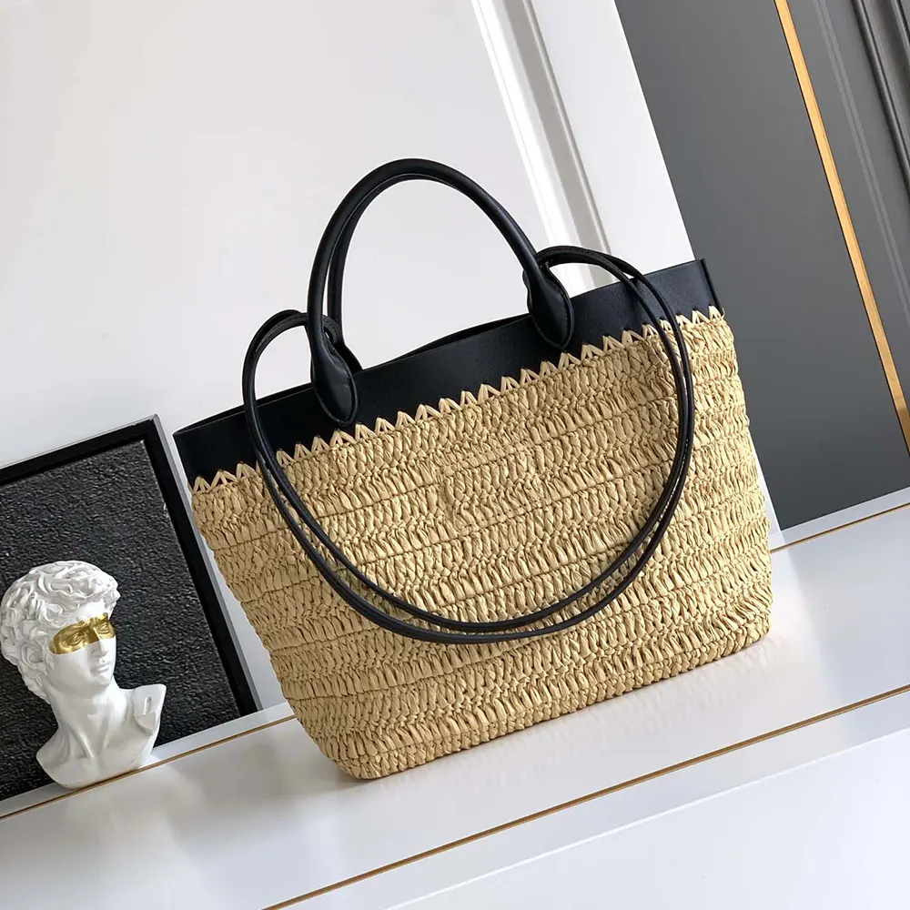 Prada Women Small Crochet and Leather Tote Bag 1BG5002M2Q