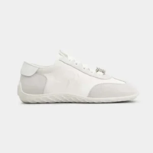 Roger Vivier Women Viv Low Sneakers in Suede-White