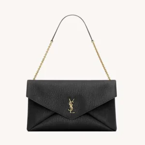 Saint Laurent YSL Women Cassandre Xxl Envelope Pouch On Chain In Lambskin