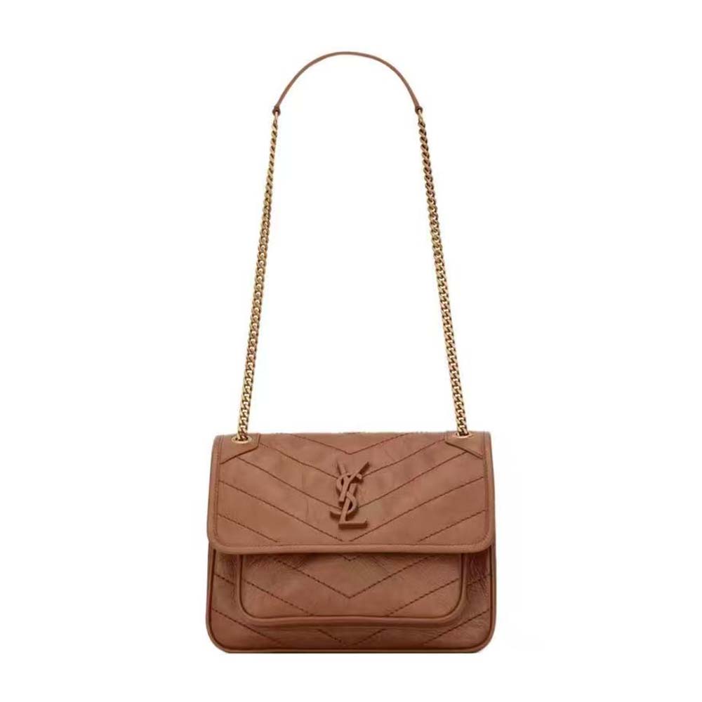 Saint Laurent YSL Women Niki Small in Vintage Leather 6331601YG072522