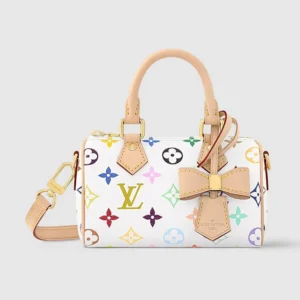 Louis Vuitton LV Women LV x TM Nano Speedy-White M13391