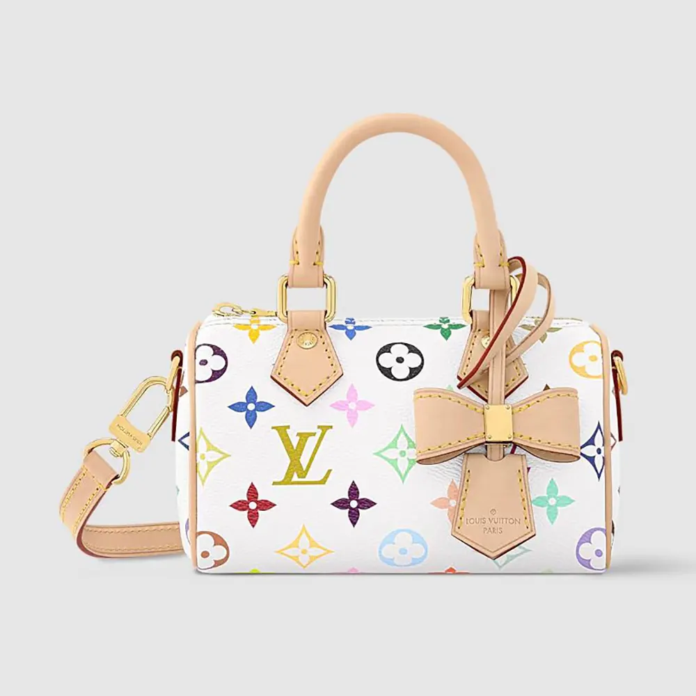 Louis Vuitton LV Women LV x TM Nano Speedy-White M13391