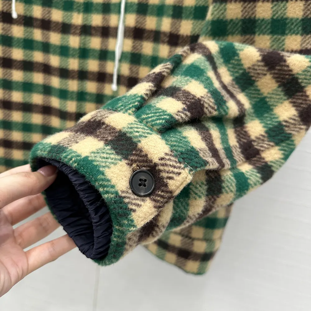 Miu Miu Women Gingham Check And Technical Fabric Jacket ML1268175X