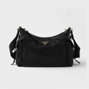 Prada Women Explore Large Nappa Leather Bag-Black