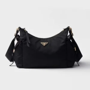Prada Women Explore Large Re-Nylon And Leather Bag-Black 1BC264RDLN