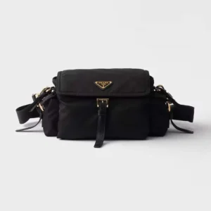 Prada Women Explore Medium Re-Nylon Shoulder Bag With Flap 1BD394