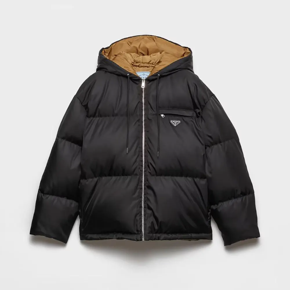 Prada Men Re-Nylon Down Jacket-Black 29B4081WQ8