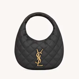Saint Laurent YSL Women Icarino In Quilted Nappa-Black