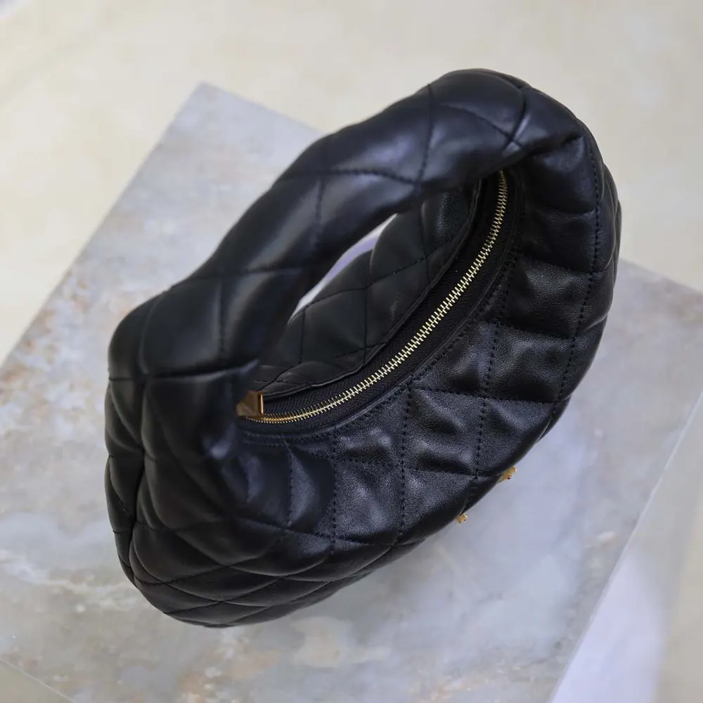 Saint Laurent YSL Women Icarino In Quilted Nappa-Black