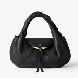 Fendi Women Spy Small Black Leather Bag 8BR838AYC