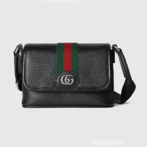 Gucci Unisex Ophidia Mini Bag Black Soft Leather 838599AAE1B