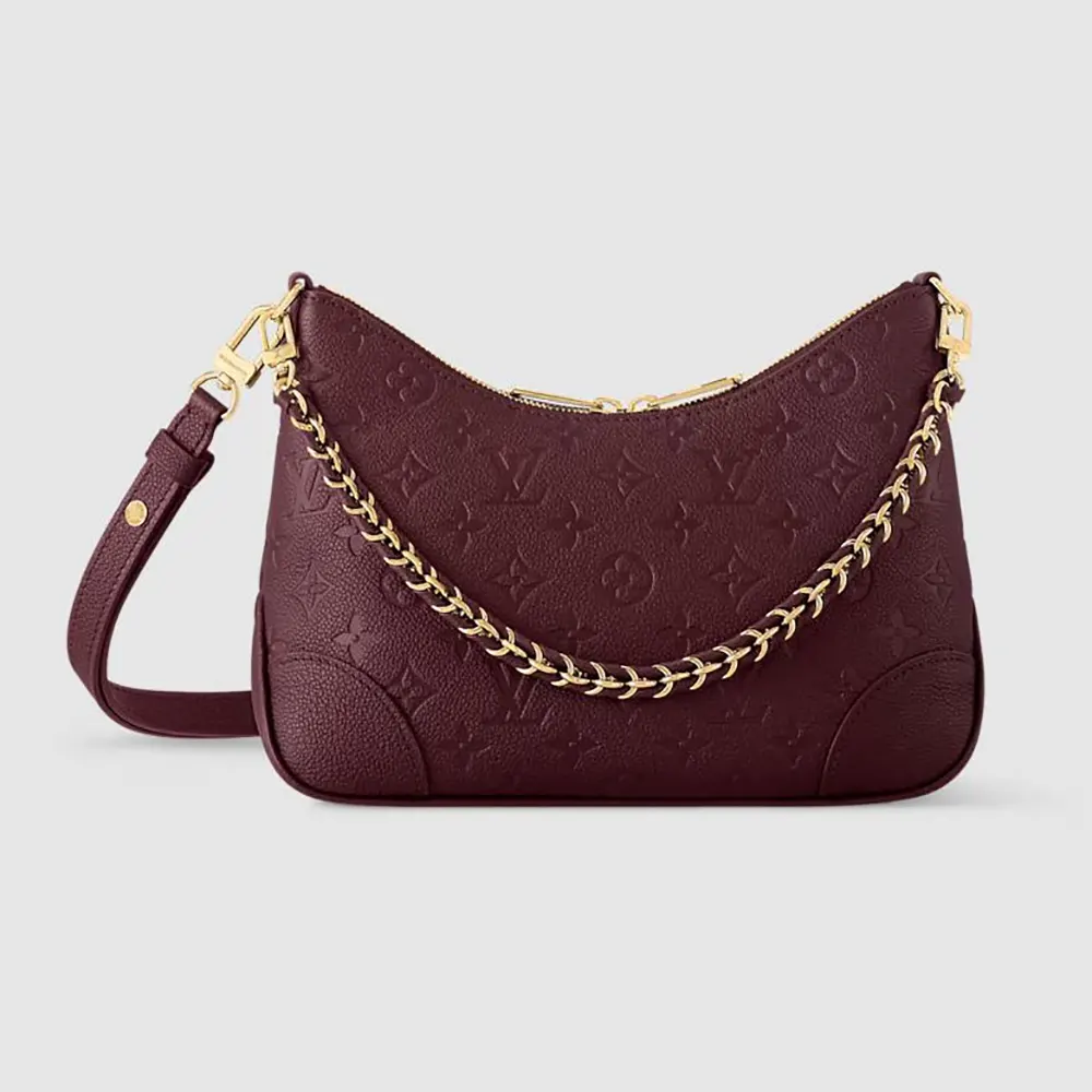 Louis Vuitton LV Women Boulogne PM Embossed Grained Cowhide Leather-M25827