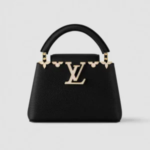 Louis Vuitton LV Women Capucines Mini Taurillon Leather-Black M11342