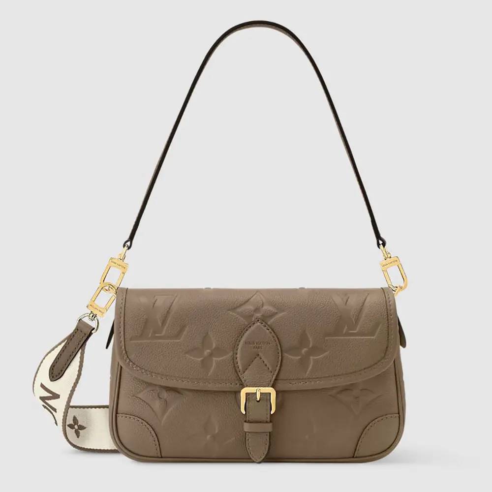 Louis Vuitton LV Women Diane Embossed Grained Cowhide Leather M15049