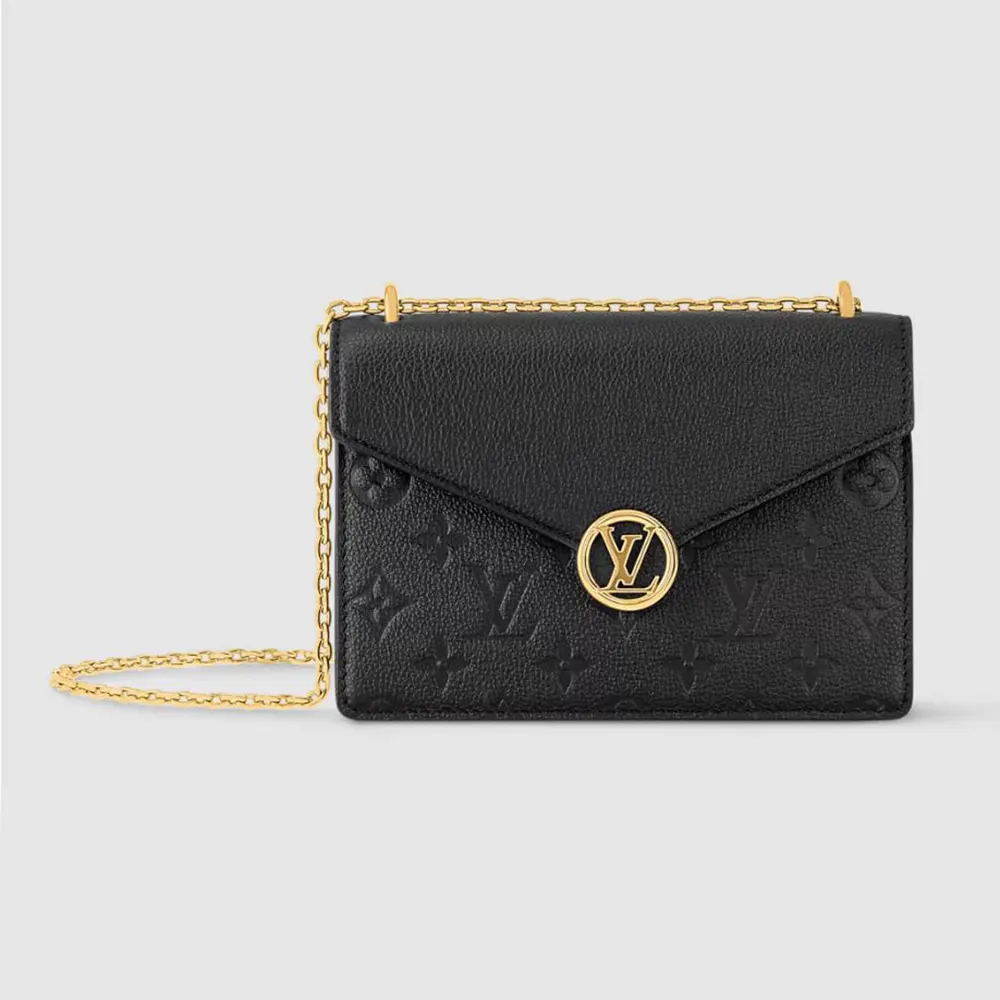 Louis Vuitton LV Women Wallet On Chain Rosy M13569-Black