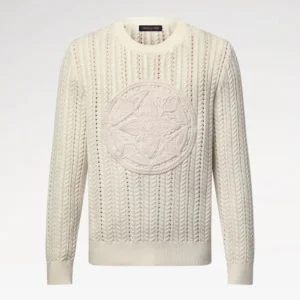 Louis Vuitton Women Long-Sleeved Cable-Knit Crewneck 1AHVOG