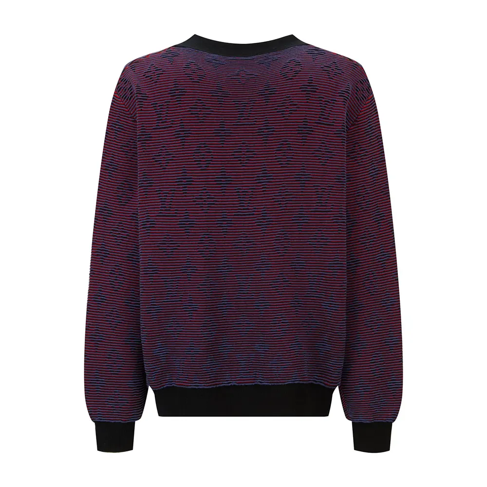 Louis Vuitton Men Optical Monogram Jacquard Cardigan 1AGTKS