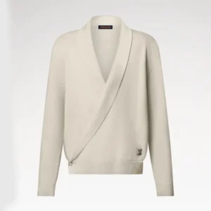 Louis Vuitton Men Shawl Collar Knit Jacket 1AHVNS