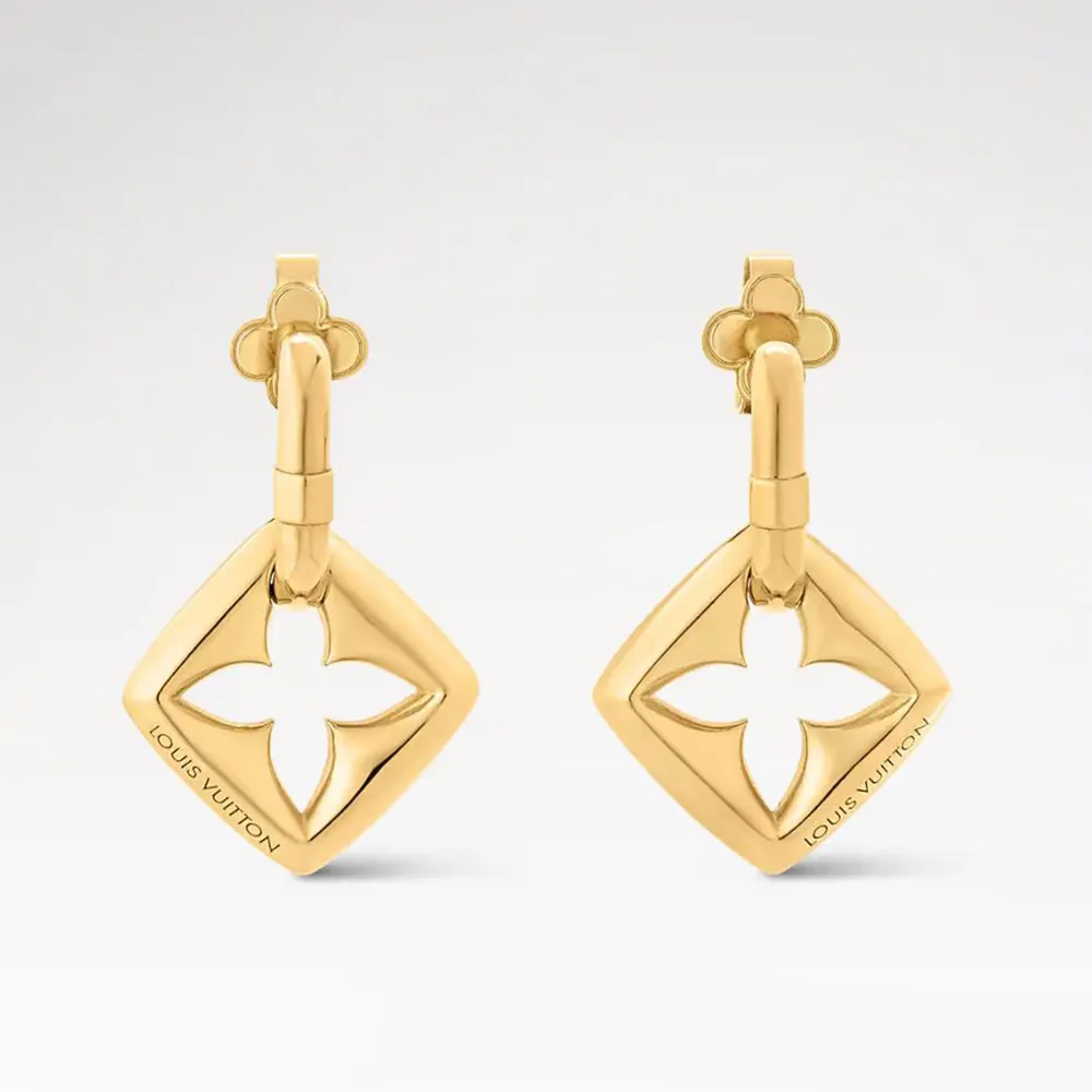 Louis Vuitton Women LV Puffygram Earrings M01174