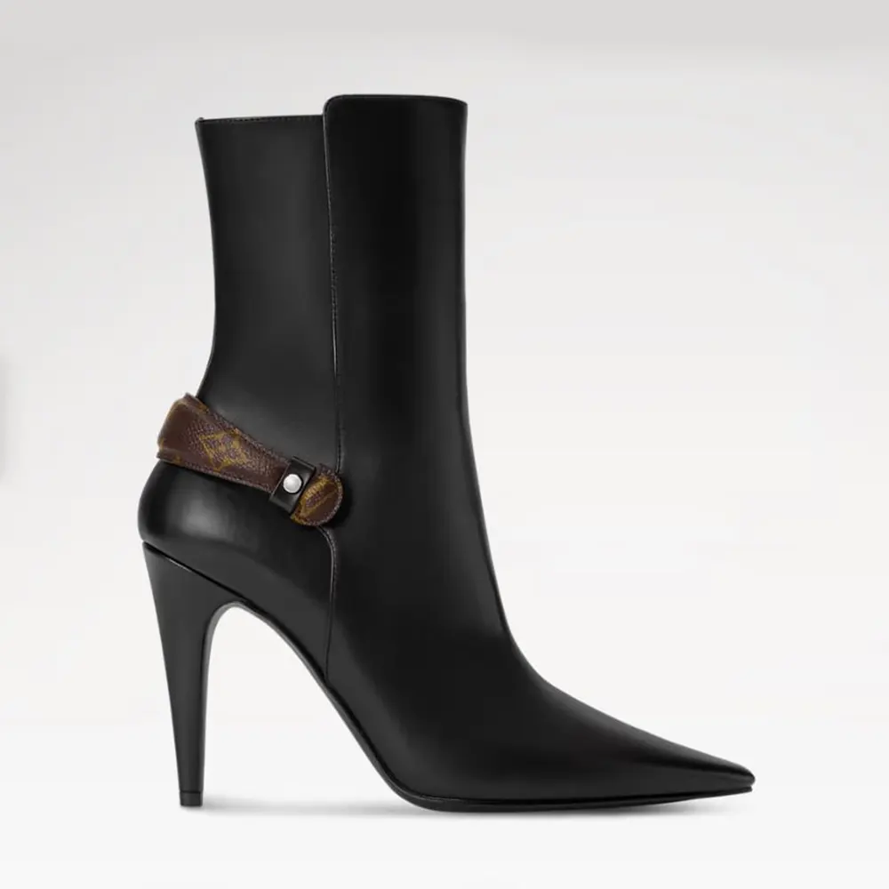 Louis Vuitton Women Legacy Ankle Boot-Black 1AIEUG