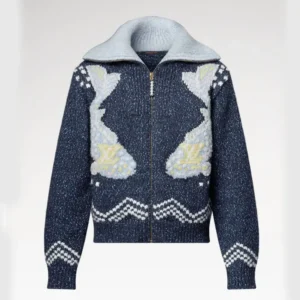 Louis Vuitton Men Zippered Knitted Blouson 1AIMB0