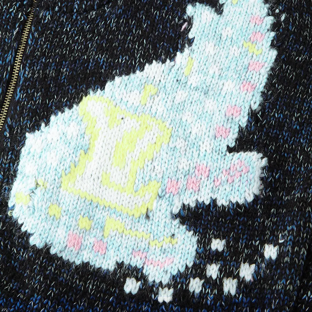 Louis Vuitton Men Zippered Knitted Blouson 1AIMB0