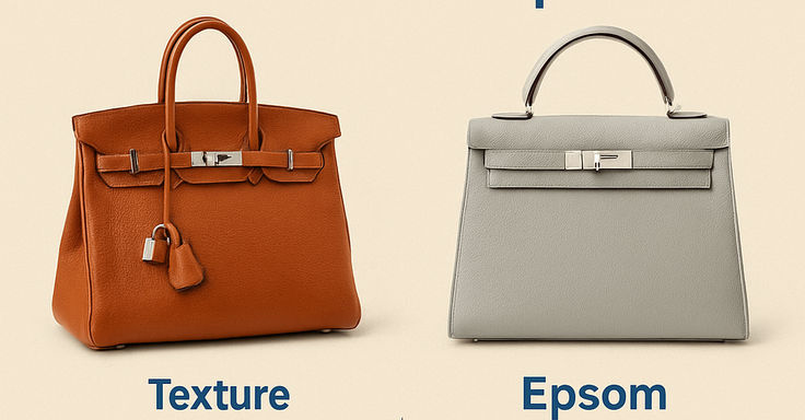 Hermes Togo vs. Epsom Leather Hermes Togo vs. Epsom Leather