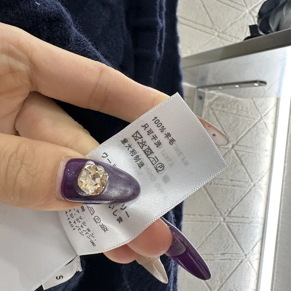 Celine Men Crewneck Sweater In Chains Cashmere-Navy RY0MF0Y51