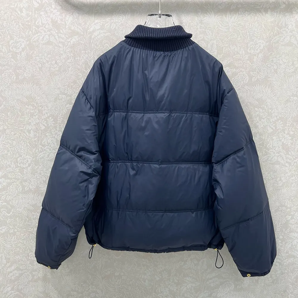 Celine Women Puffer Jacket In Light Nylon-Navy RV0VN0T69