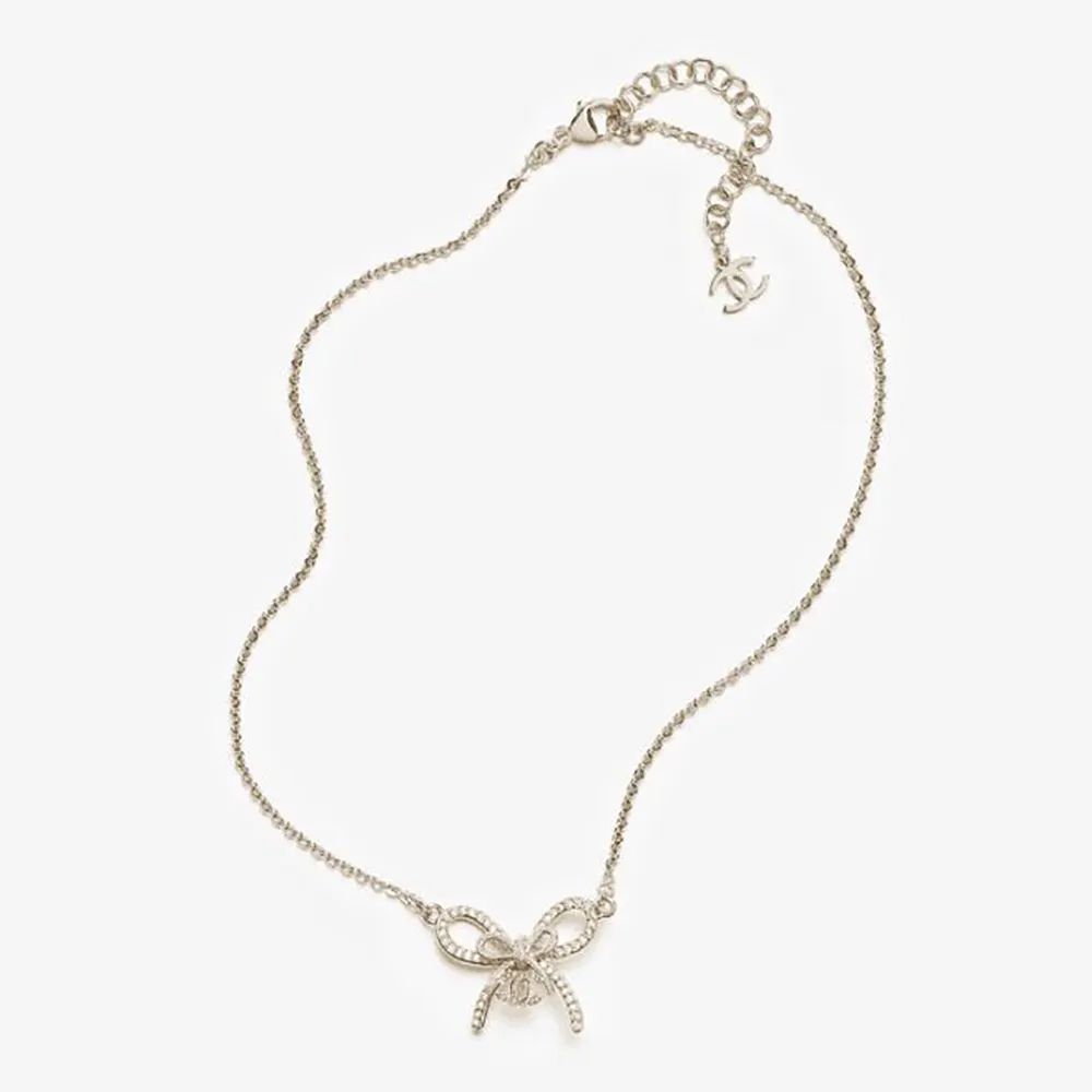 Chanel Women Pendant Necklace Metal & Strass ABG588B22434