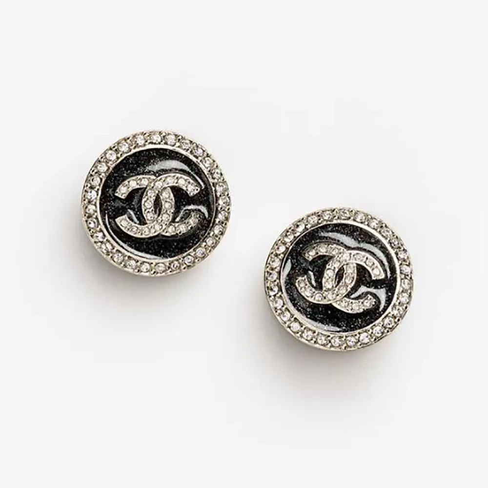 Chanel Women Stud Earrings Metal Resin & Strass ABG409B21903