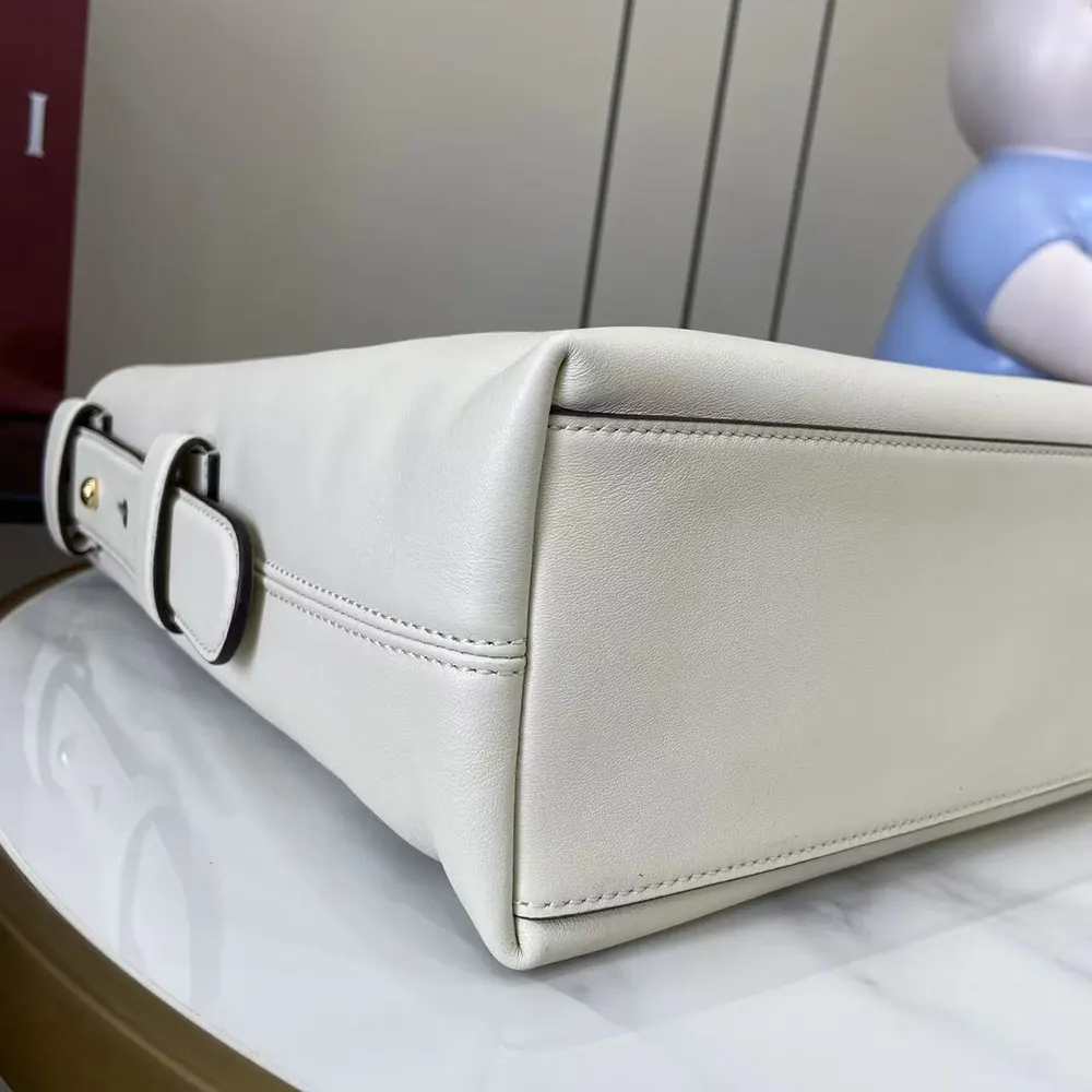 Gucci Women Beatrix Medium Tote Bag-White 850926AAFK4