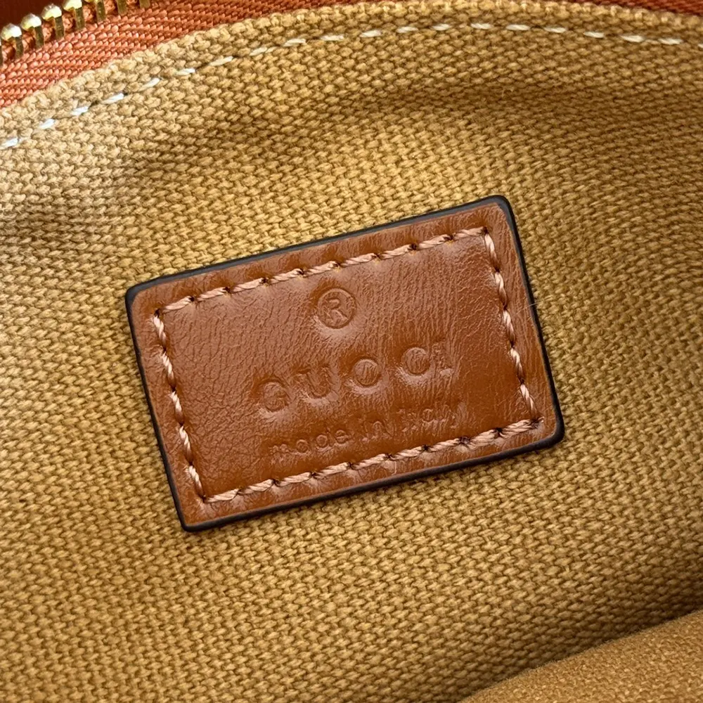 Gucci Women Giglio Large Tote Bag-Dark Brown 853971AAF2H