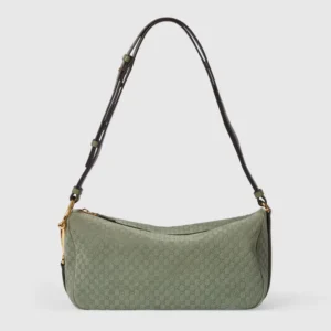 Gucci Women Half Horsebit Medium Shoulder Bag-Aqua 860787AAEE7