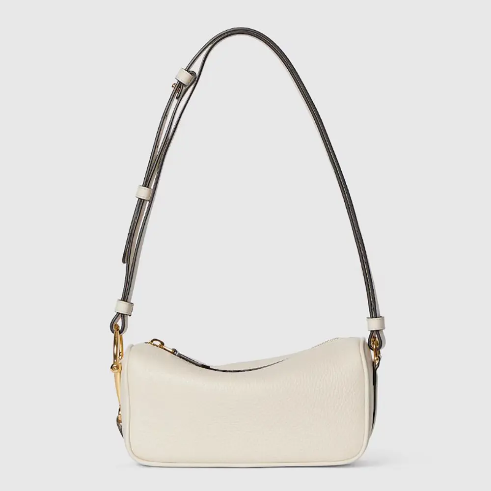 Gucci Women Half Horsebit Mini Bag-White ‎860784AAFW0