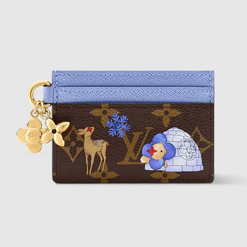 Louis Vuitton LV Unisex LV Charms Card Holder Monogram M15324