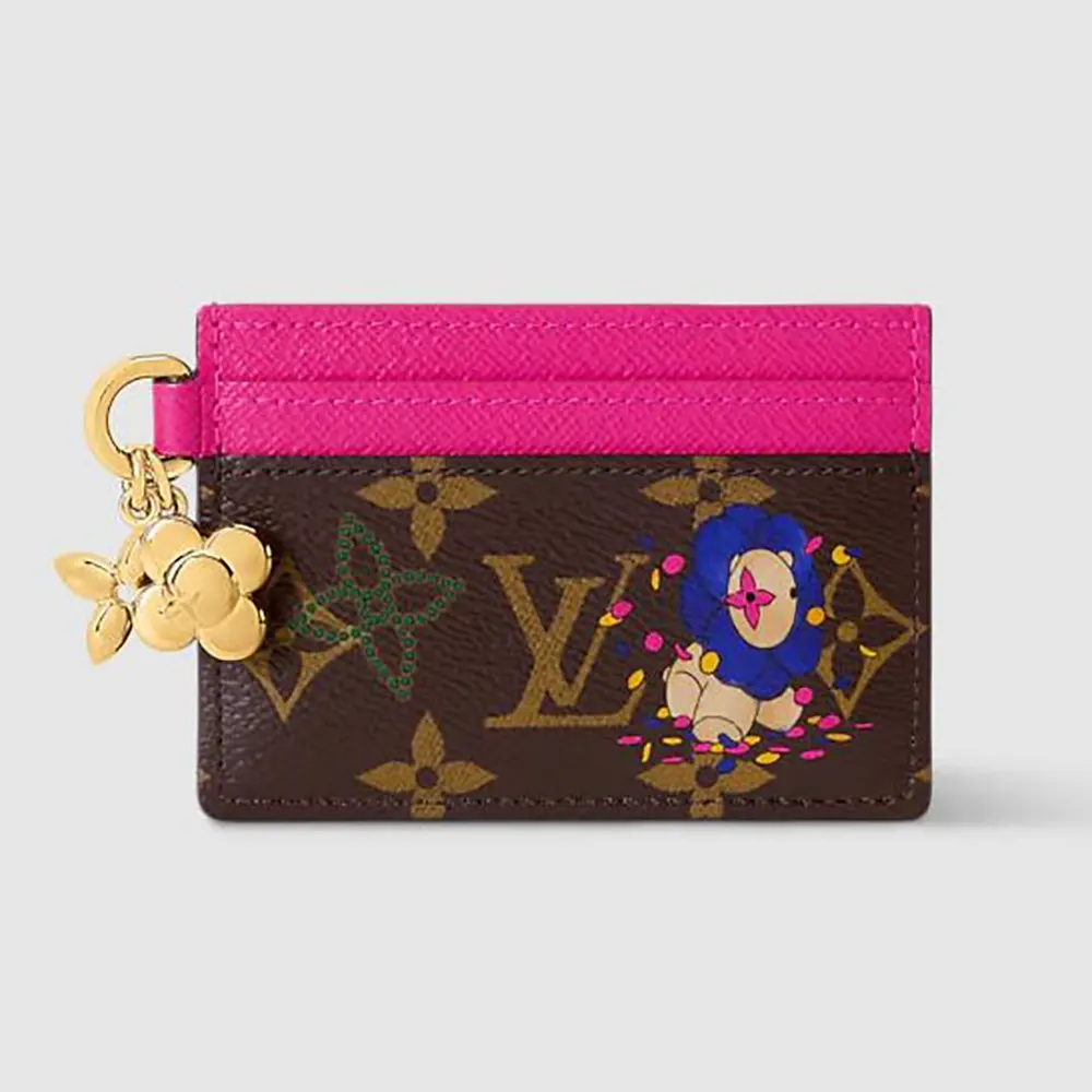 Louis Vuitton LV Unisex LV Charms Card Holder Monogram M15332