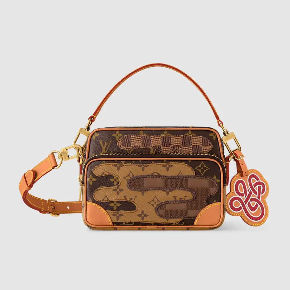 Louis Vuitton LV Unisex Nil Cross-body Bag Monogram Landscape Coated Canvas M26068