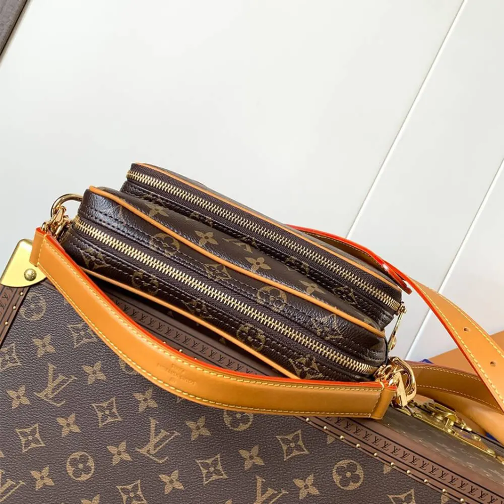 Louis Vuitton LV Unisex Nil Monogram Coated Canvas-Brown M14016