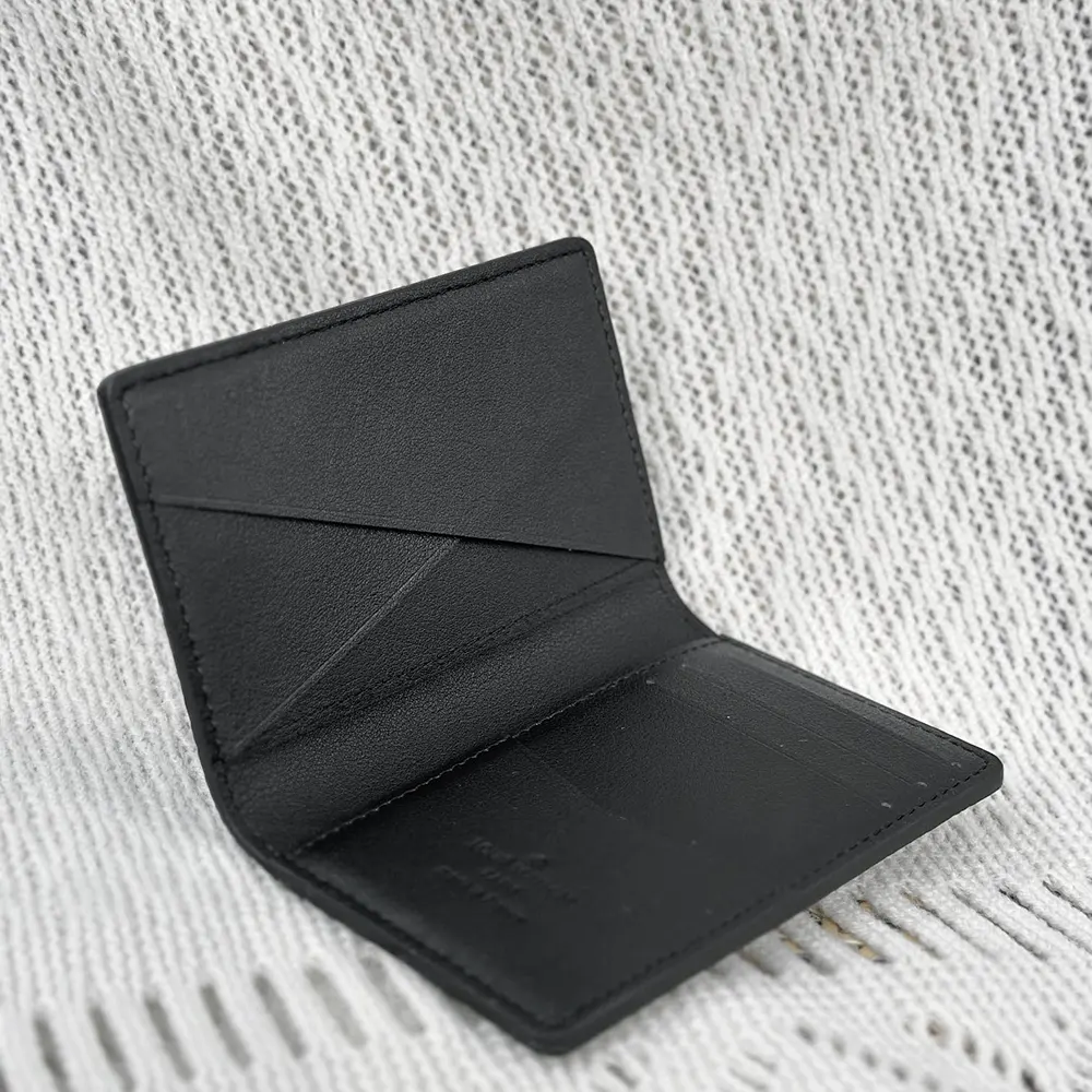 Louis Vuitton LV Unisex Pocket Organizer Cowhide Leather-Black M69979