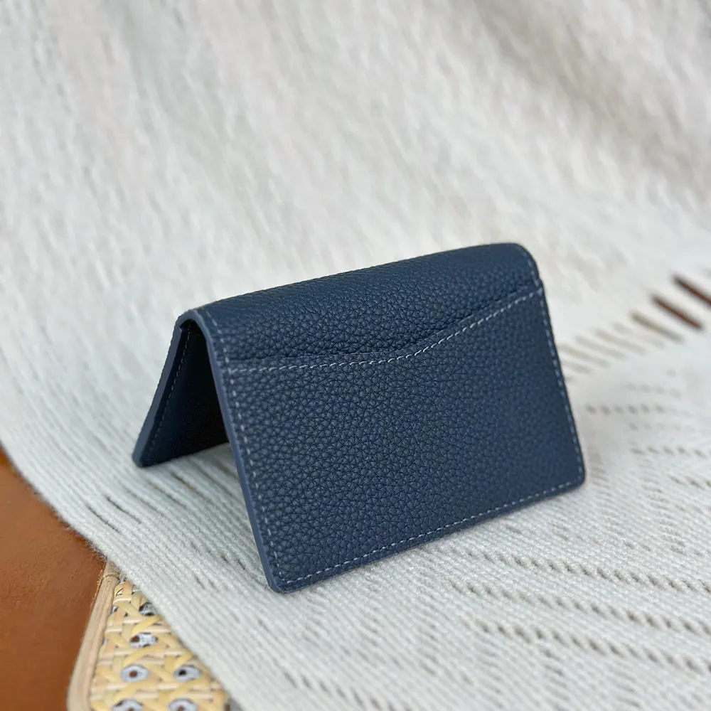 Louis Vuitton LV Unisex Pocket Organizer Cowhide Leather-Navy M82806