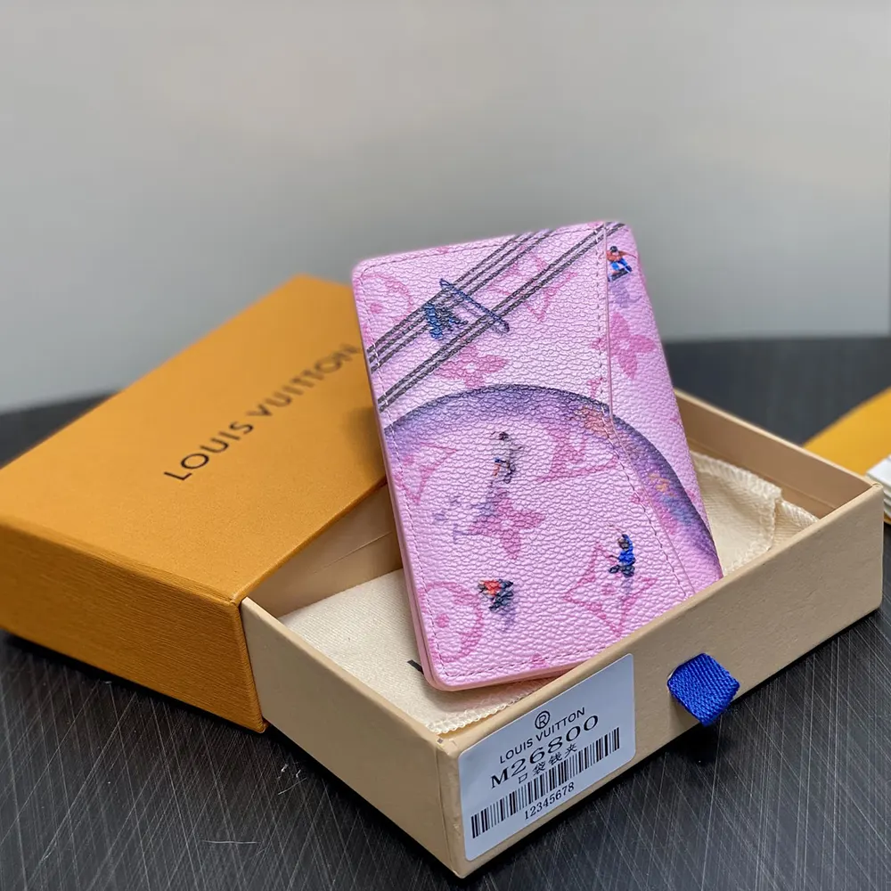 Louis Vuitton LV Unisex Pocket Organizer Monogram Coated Canvas M26800